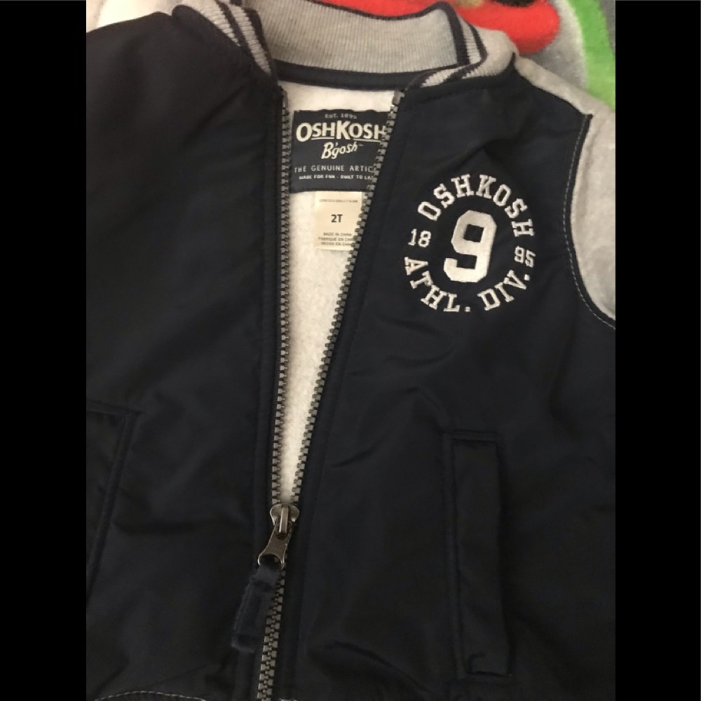 Toddler boys fleece lined jacket.